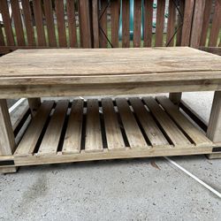 Coffee Table- Warped Top