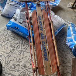 Vintage Flexible Flyer Yankee Clipper sled