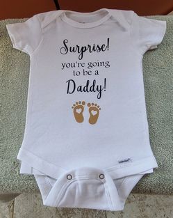 Personalized White Onesie, Any Size, Any Words, Any Letter  Or Color