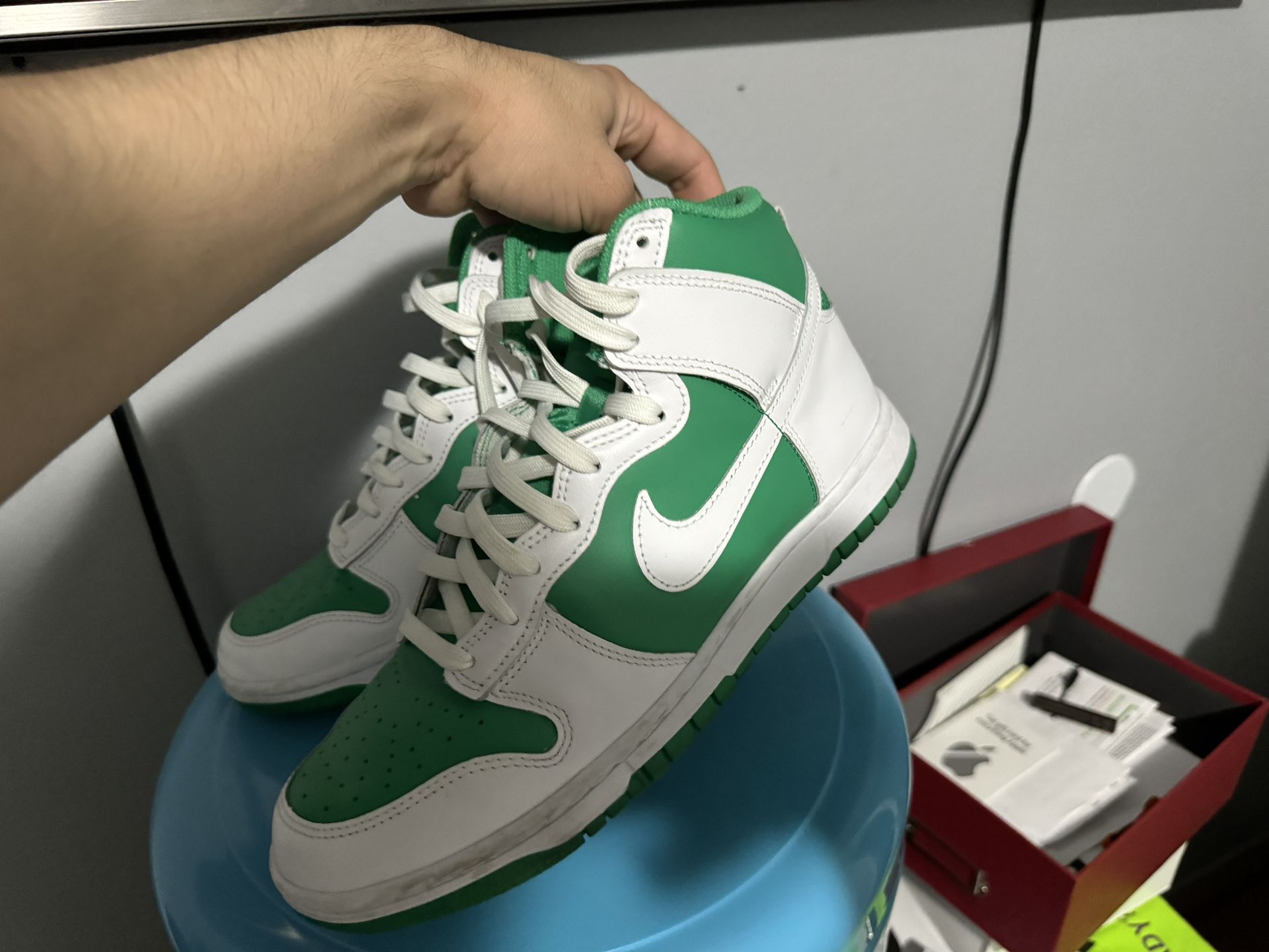 Nike Dunk High Stadium Green Size 8.5