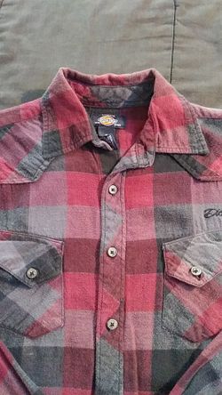 Mens dickies flannel size medium