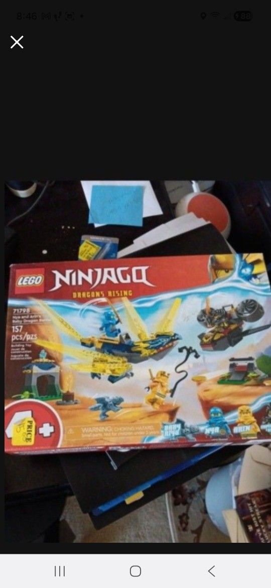 Lego Ninjango 157pc Dragons Rising. In Sealed Box. New