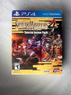 Samurai Warriors 4 Special Anime Pack PS4 (10th Anniv. Collector's Edition) - 100% Complete