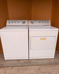 Whirlpool washer and dryer laundry