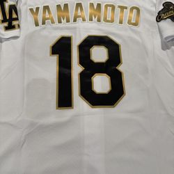 Dodgers World Series Gold Edition Jerseys. New