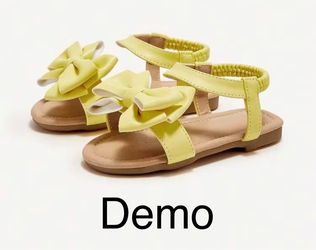 CozyPixies Summer Fresh Light Yellow Baby Sandals (US6.5)