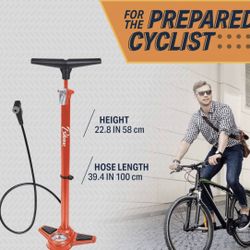 BIKEROO Bike Pump w/ Gauge