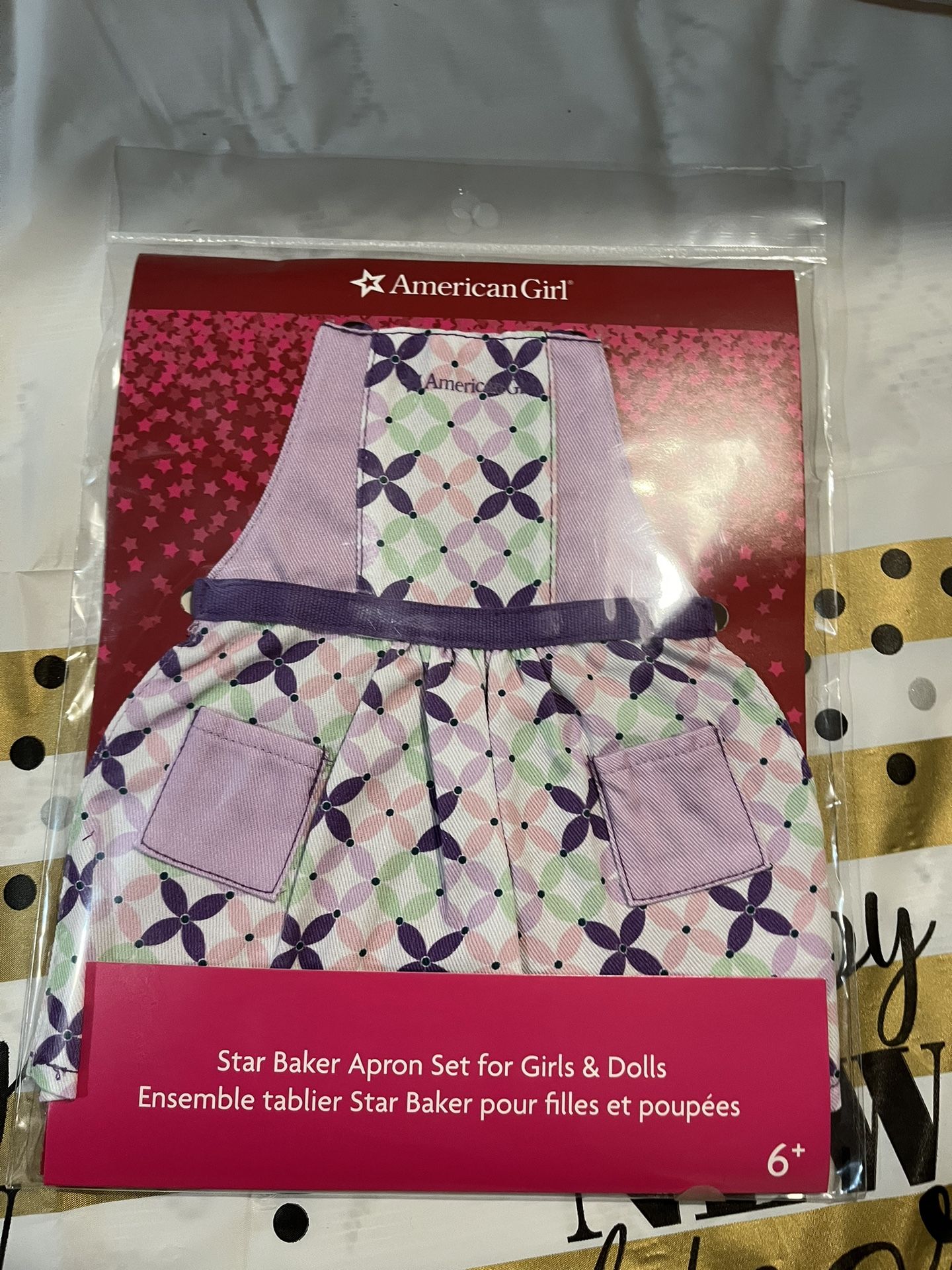 American Girl Apron Set