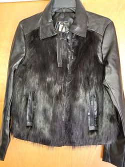 BUFFALO JEANS WOMEN'S FAUX FUR FRONT JACKET NEW WITH TAGS
