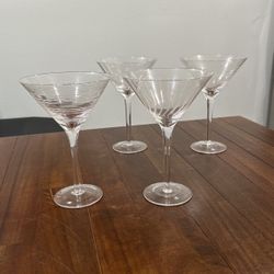 Brand New Martini Glasses Set Of 4