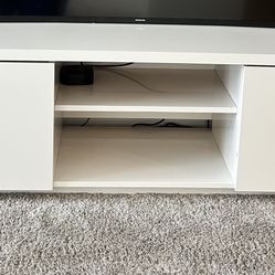 White Entertainment Stand
