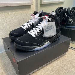 Jordan 5 Black Metallic Reimagined Size 10 Sold