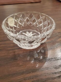 Full Lead Crystal Bowl Vintage
