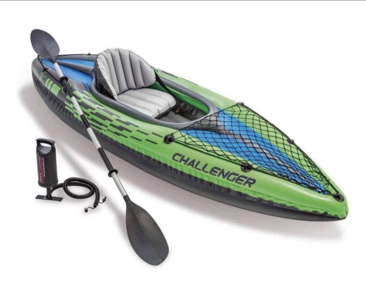 Photo Brand New Intex Challenger K1 Inflatable Kayak Oar Hand Pump