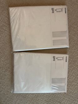 White curtains