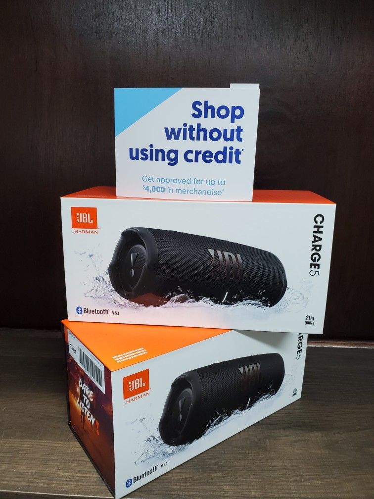 JBL Charge 5 Bluetooth Speaker New PAYMENTS PLAN AVAILABLE NO CREDIT NEEDED