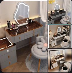 Smart Vanity with wireless charger and speaker
