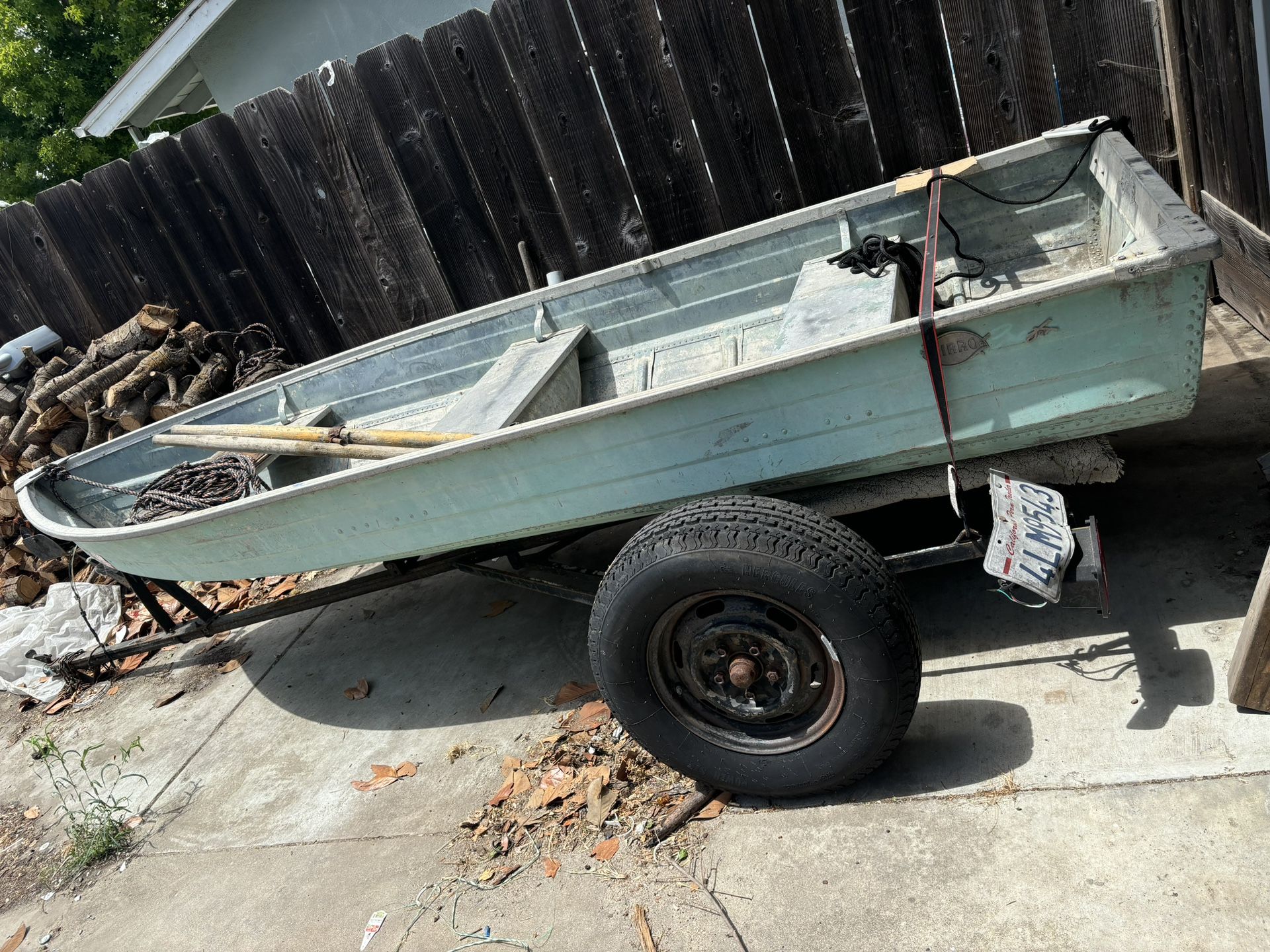 11ft Mirrocraft boat