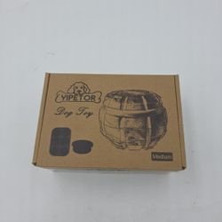 Yipetor Treat Dispensing Dog Toy, Long-Lasting Durable Large Medium, Brown 