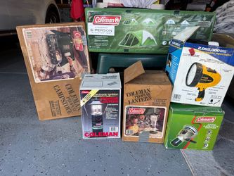 Coleman Camping Gear Lot