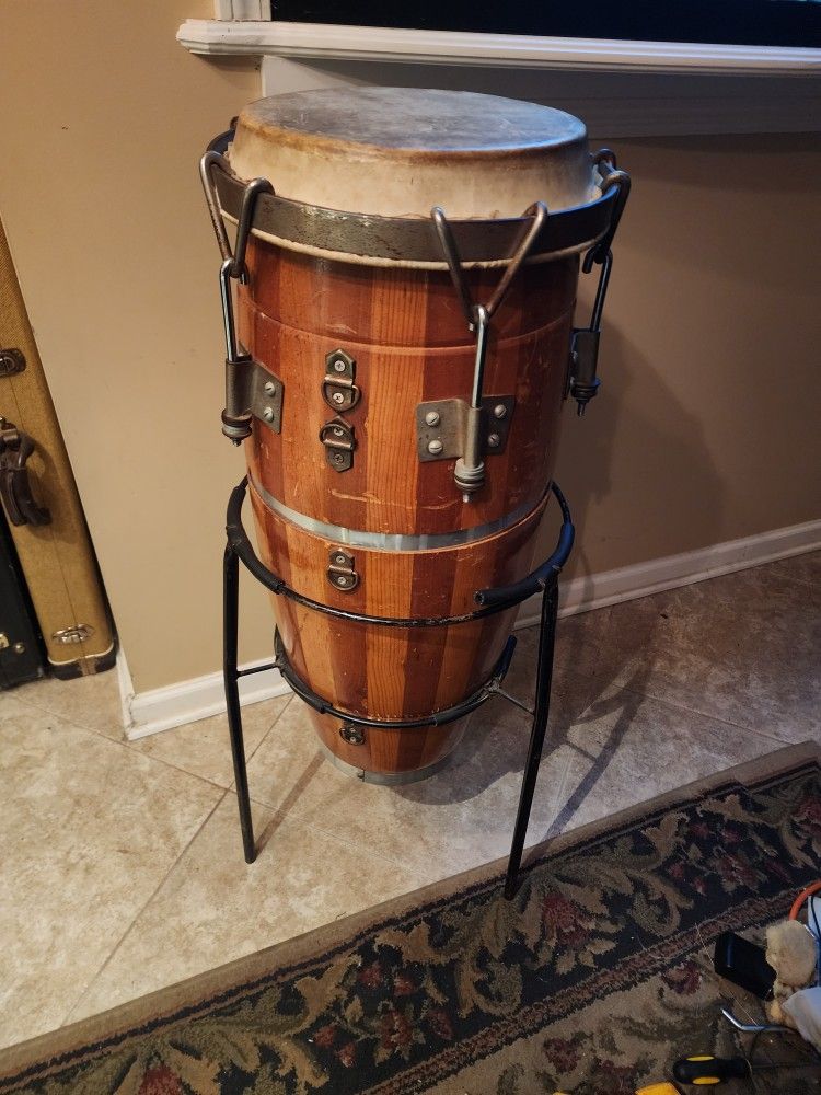 Vintage Conga With Stand