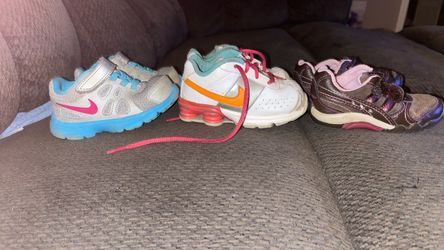 Kids shoes sizes range from 3c to 5.5