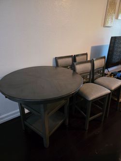 Table and chairs