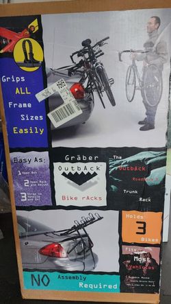 Car & SUV Bike Trunk Rack For 3 Bikes