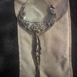 Antique Sterling Silver Magnifying Glass 