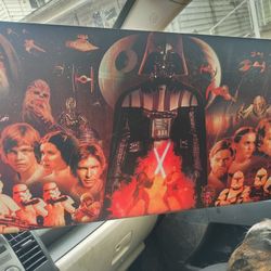 Star Wars Canvas And Star Wars Japanese Wooden Pictures