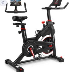  Exercise Bike, Magnetic Resistance Stationary Bike, 