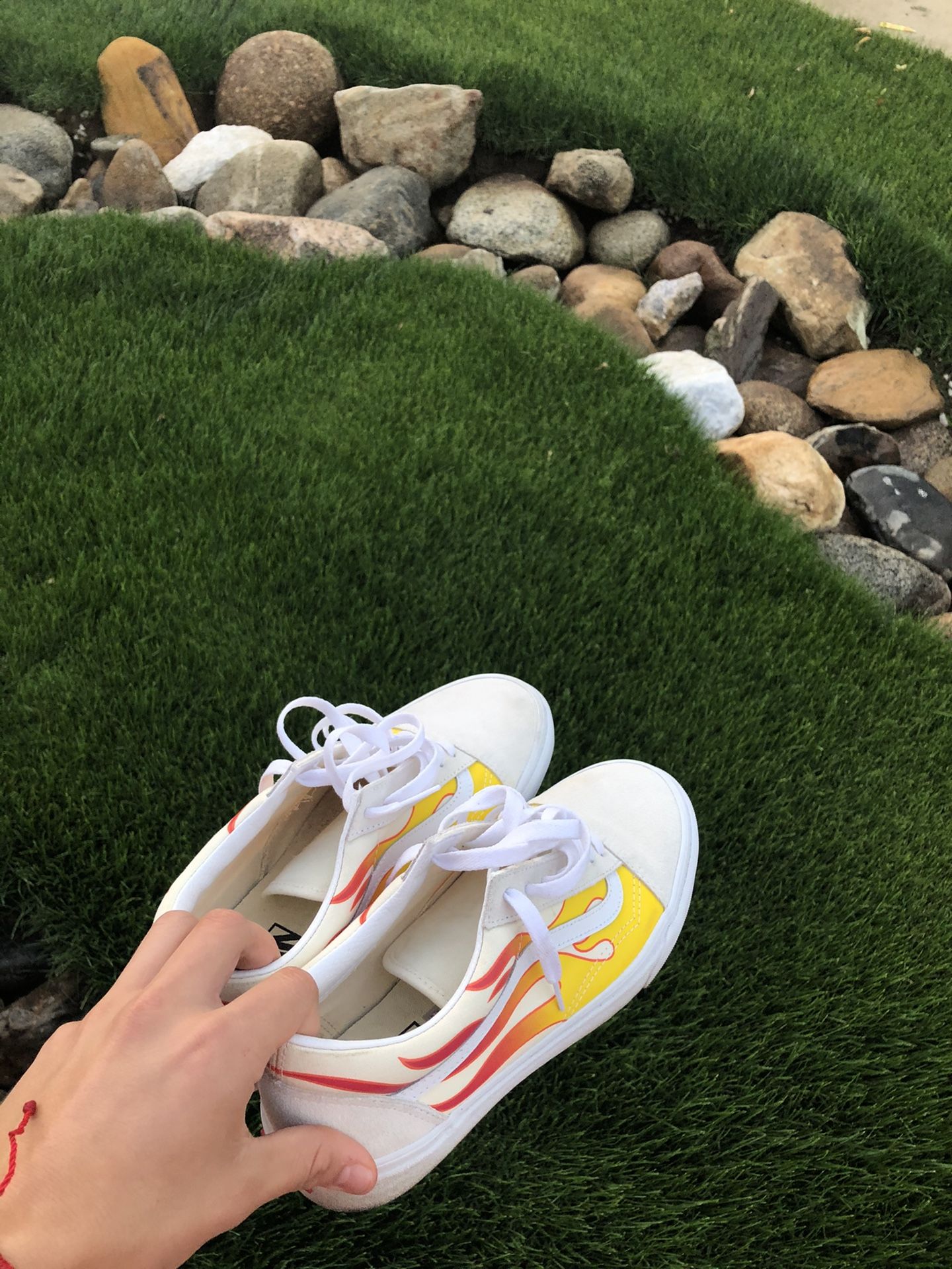 Vans mens flamed old skool new mens