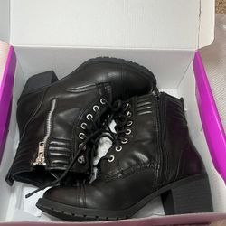 Black Zip Up Boots