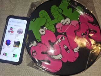 Travis Scott The Scotts KAWS picture disc III 12" green