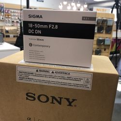 Sony FX30+ Sigma 18-50