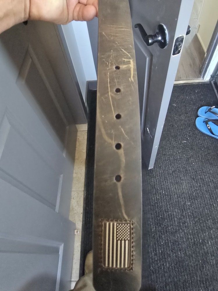 40in Leather Belt
