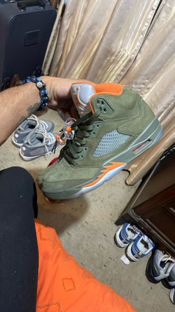 Air Jordan 5 Olive Sz 10 