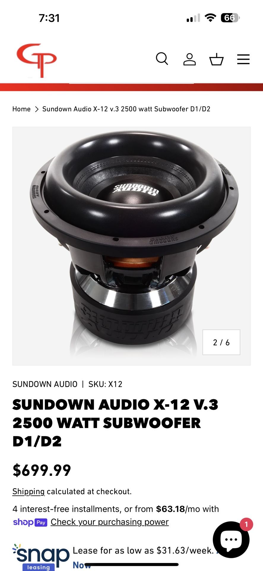 Xv3 12 Sundonw 2500 Rms