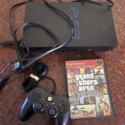 Ps2 Fat W Game And Control 