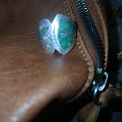 Indian Terquoise Silver Ring