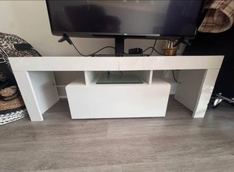 White TV Stand