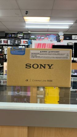 Sony Cinema Camera FX30 Brand New 