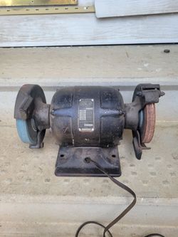 6" DUNLAP ELECTRIC BENCH GRINDER