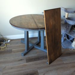 Round Wood Table