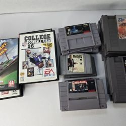 Lot of Vintage Nintendo Sega Video Games. N64, NES, SNES 18 Total games. $50 for all