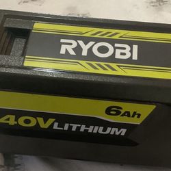 Ryobi 40v 6AH Battery