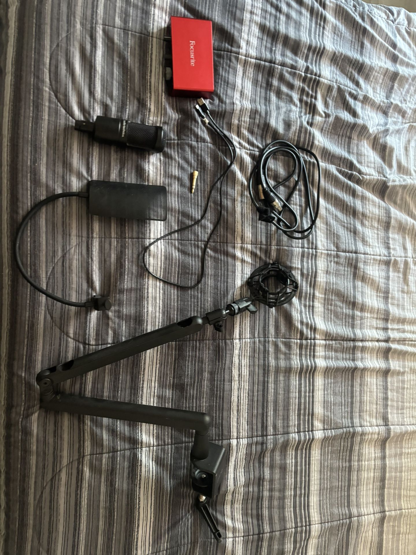 Audio Technica AT-2035 Studio Mic Full Setup