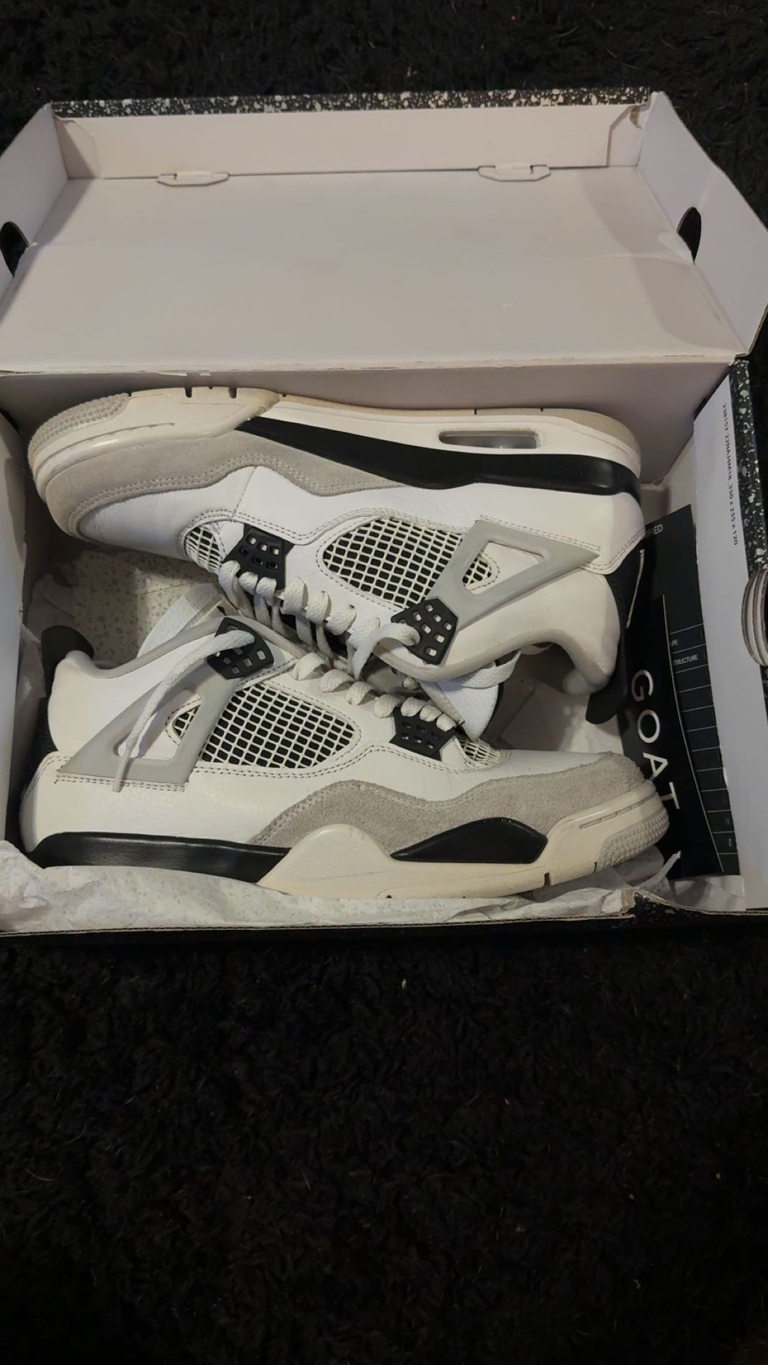 Jordan 4 Military Blacks