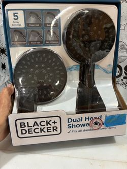 Dual head shower