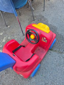 Red push car